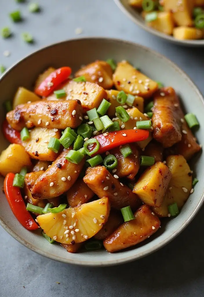 29 Slow Cooker Asian Chicken Recipes That Are Sweet & Savory - 2. Teriyaki Chicken with Pineapple