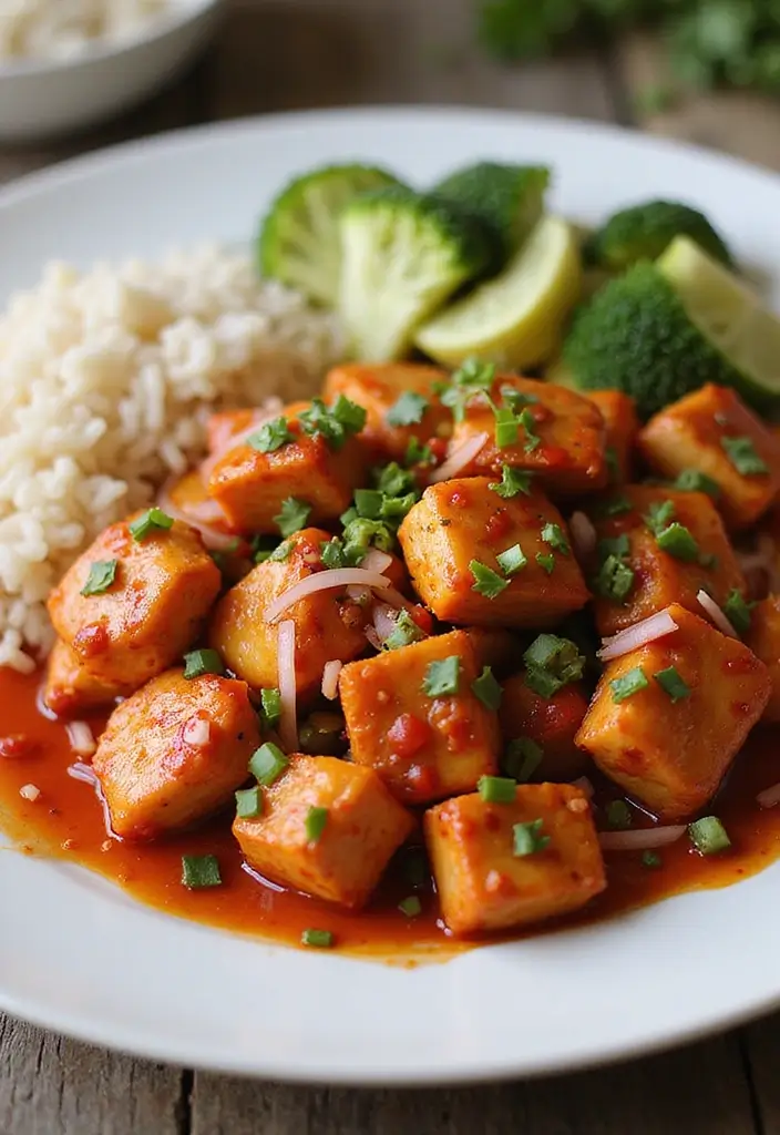 29 Slow Cooker Asian Chicken Recipes That Are Sweet & Savory - 3. Spicy Asian Chicken with Sriracha