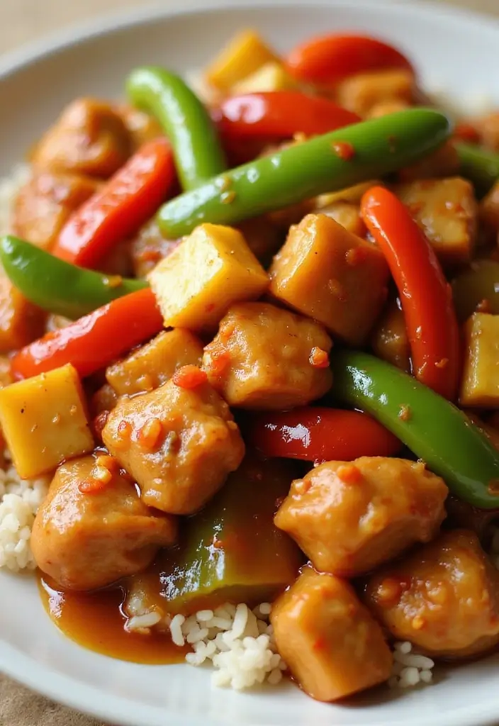 29 Slow Cooker Asian Chicken Recipes That Are Sweet & Savory - 4. Sweet and Sour Chicken