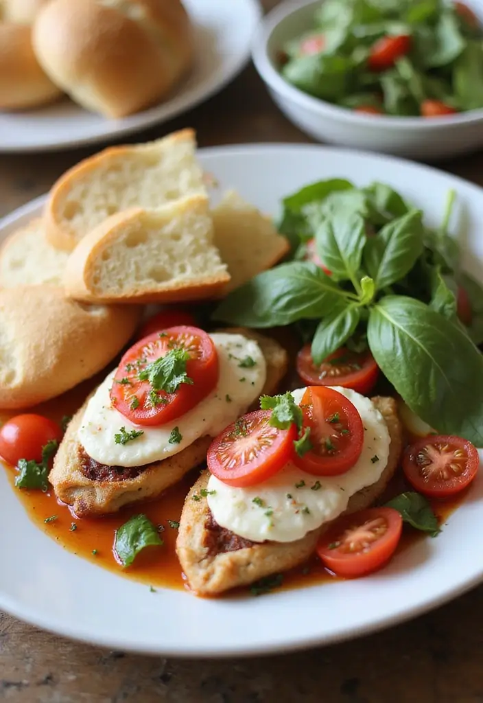 29 Stuffed Chicken Breast with Stuffing Recipes That Are Festive & Cozy - 15. Caprese Stuffed Chicken