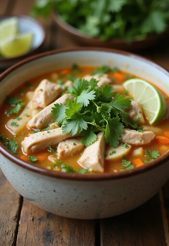 29 Whole30 Chicken Soup Recipes That Feel Warm & Nourishing - 23. Chicken Pho Soup