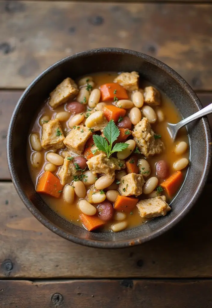 29 Whole30 Chicken Soup Recipes That Feel Warm & Nourishing - 25. Chicken and Bean Soup