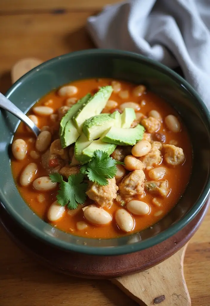 29 Whole30 Chicken Soup Recipes That Feel Warm & Nourishing - 26. White Bean and Chicken Chili