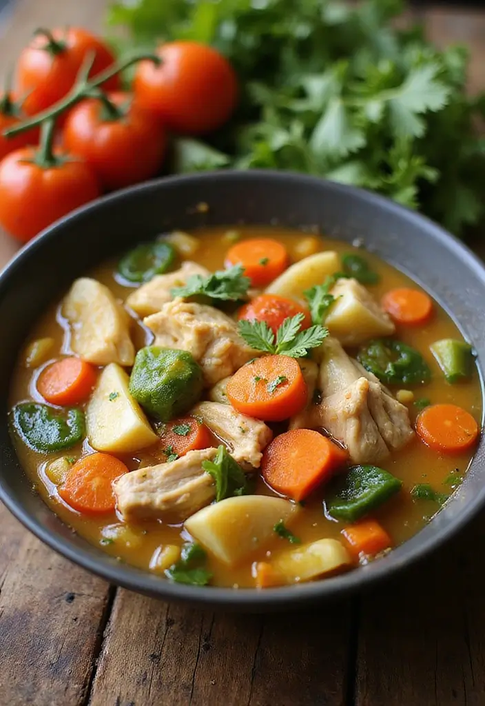 29 Whole30 Chicken Soup Recipes That Feel Warm & Nourishing - 6. Hearty Vegetable Chicken Soup
