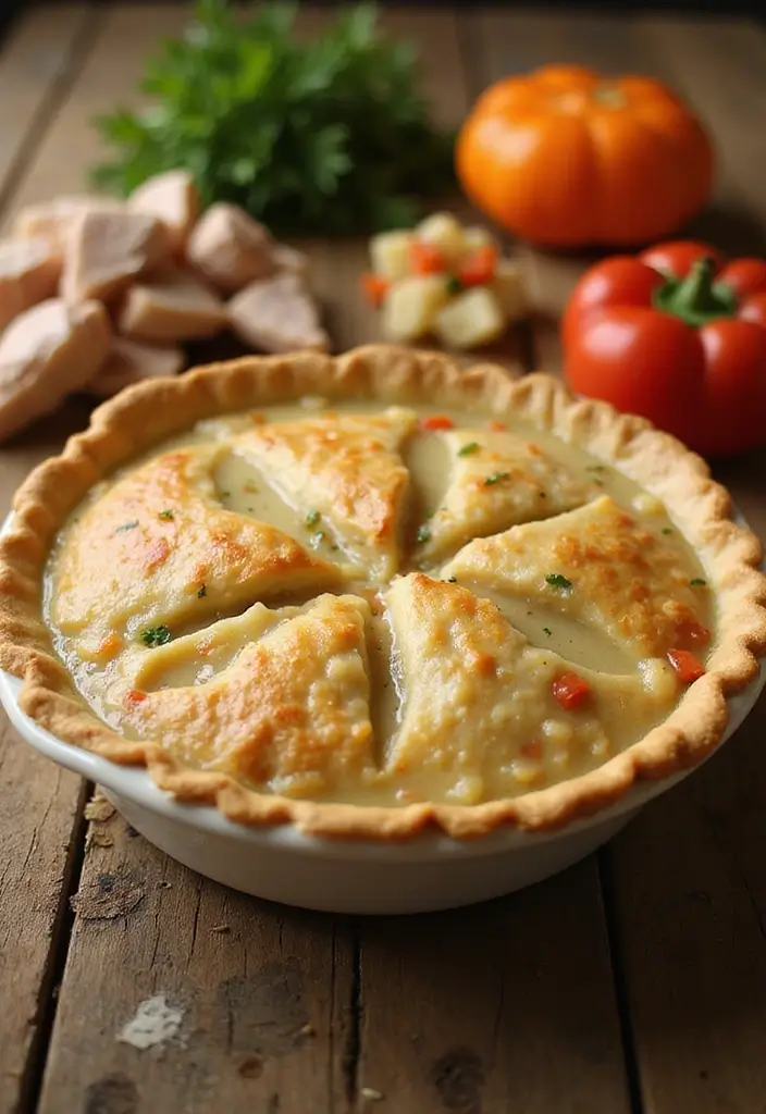 30 Bisquick Chicken Pot Pie Recipes That Are Family Favorites - 1. Classic Bisquick Chicken Pot Pie