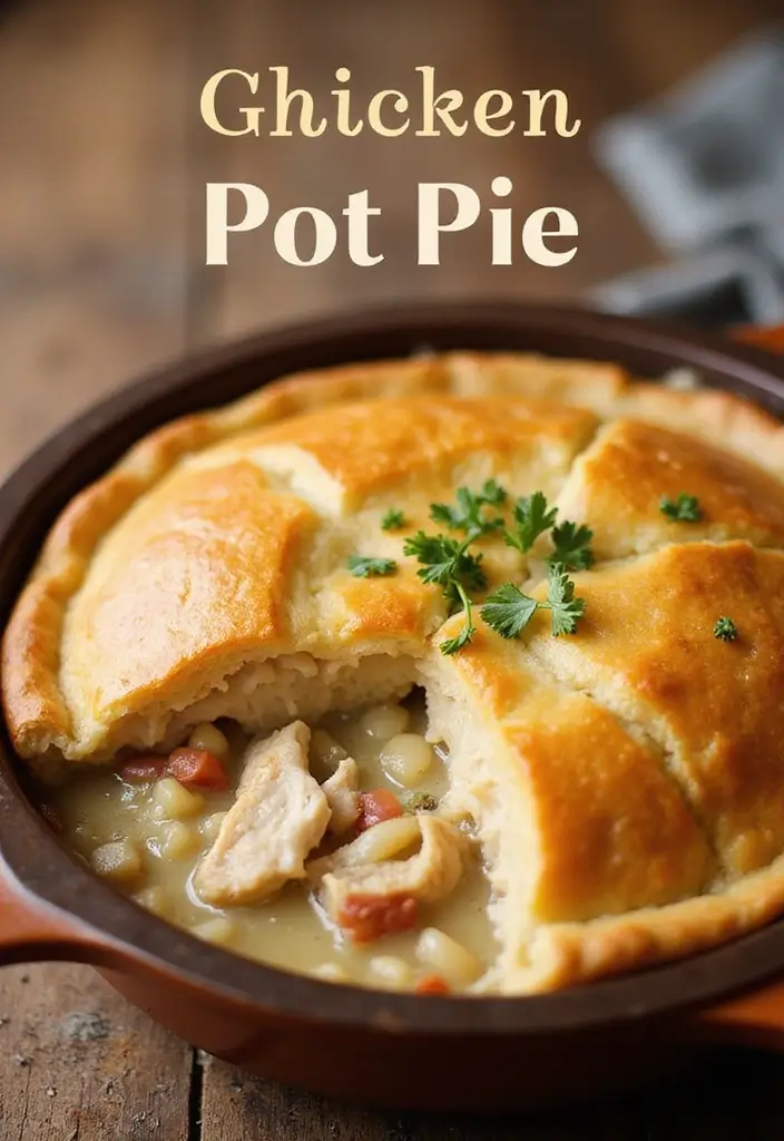 30 Bisquick Chicken Pot Pie Recipes That Are Family Favorites - 12. Gluten-Free Bisquick Chicken Pot Pie