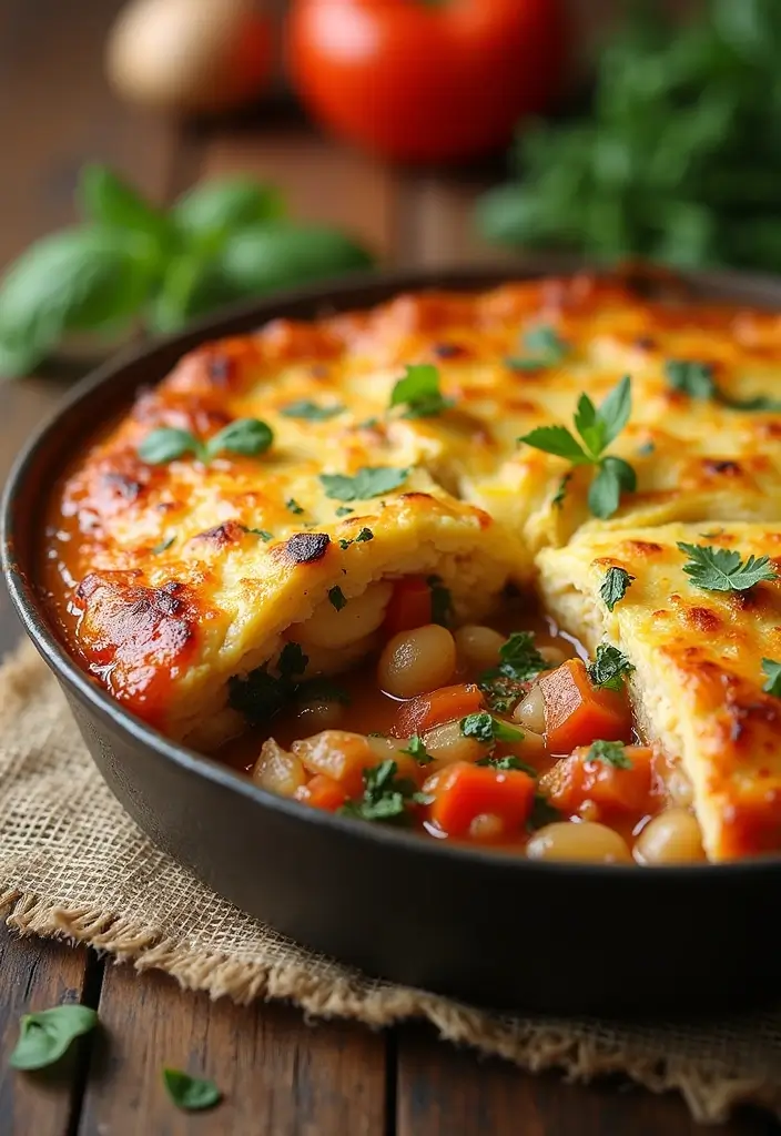 30 Bisquick Chicken Pot Pie Recipes That Are Family Favorites - 15. Mediterranean Bisquick Chicken Pot Pie