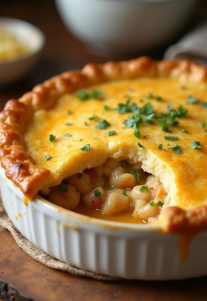 30 Bisquick Chicken Pot Pie Recipes That Are Family Favorites - 18. Honey Mustard Bisquick Chicken Pot Pie