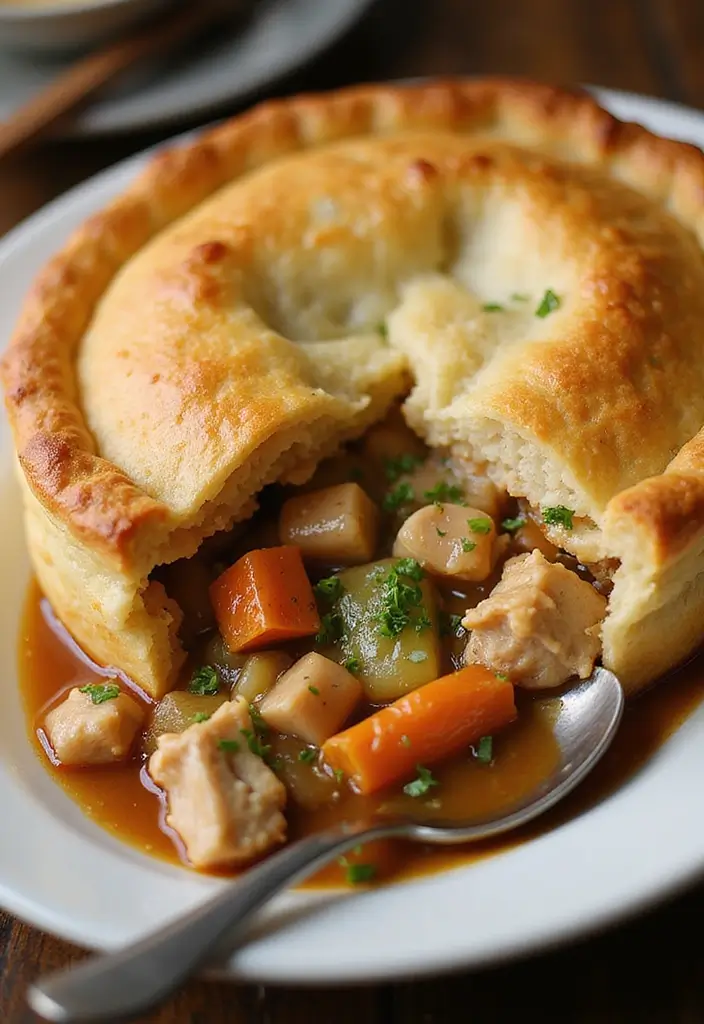 30 Bisquick Chicken Pot Pie Recipes That Are Family Favorites - 24. Teriyaki Chicken Bisquick Pot Pie