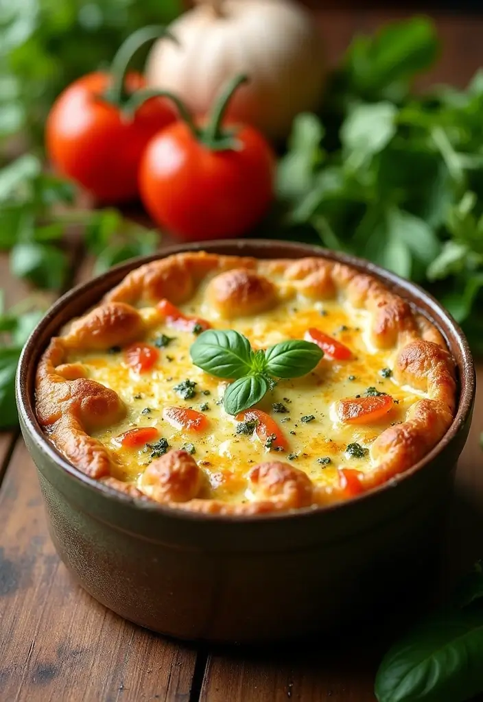 30 Bisquick Chicken Pot Pie Recipes That Are Family Favorites - 26. Pesto Chicken Bisquick Pot Pie