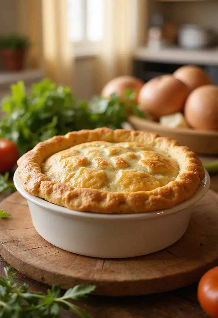 30 Bisquick Chicken Pot Pie Recipes That Are Family Favorites - 28. Ranch Chicken Bisquick Pot Pie