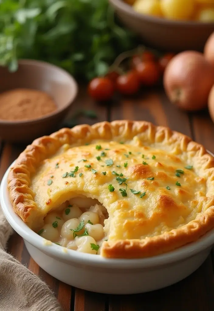 30 Bisquick Chicken Pot Pie Recipes That Are Family Favorites - 9. Bisquick Chicken Pot Pie with Potatoes