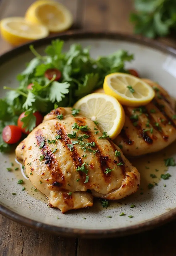 30 Chicken Dinner Recipes: Healthy and Full of Flavor - 1. Lemon Herb Grilled Chicken