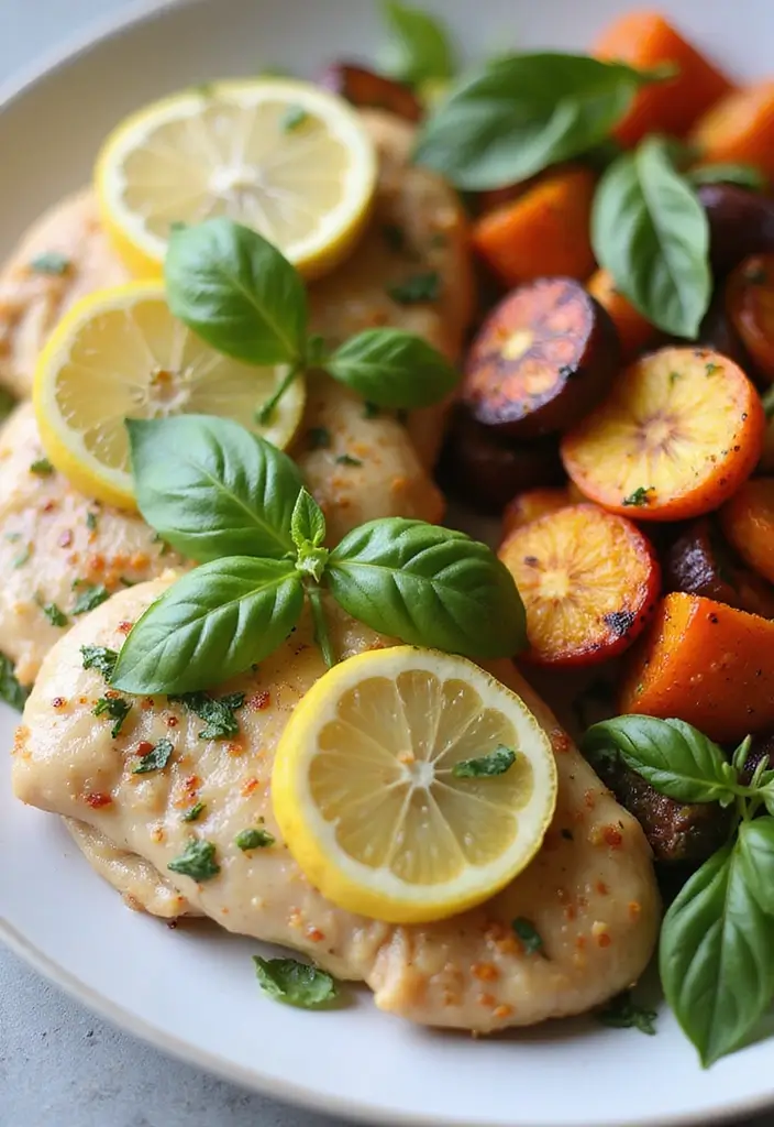 30 Chicken Dinner Recipes: Healthy and Full of Flavor - 13. Lemon Basil Chicken