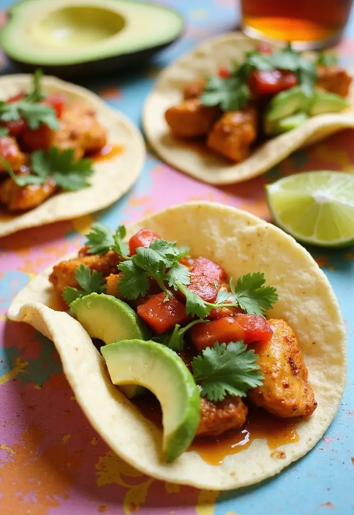 30 Chicken Dinner Recipes: Healthy and Full of Flavor - 14. Chipotle Chicken Tacos