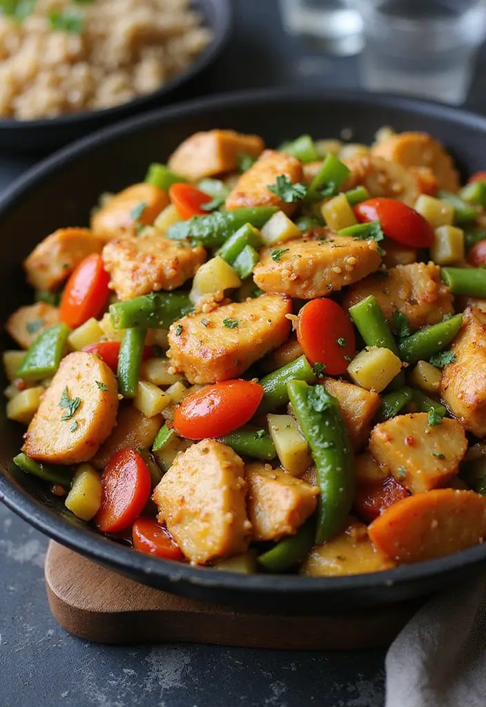 30 Chicken Dinner Recipes: Healthy and Full of Flavor - 2. One-Pan Chicken and Veggie Stir-Fry