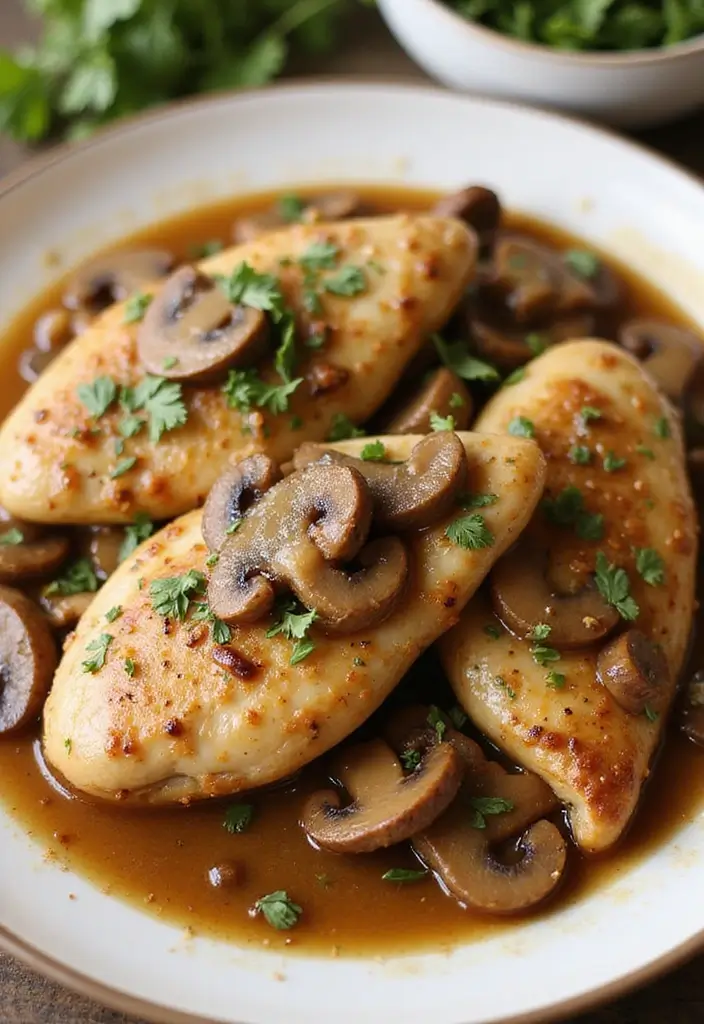 30 Chicken Dinner Recipes: Healthy and Full of Flavor - 21. Chicken Marsala