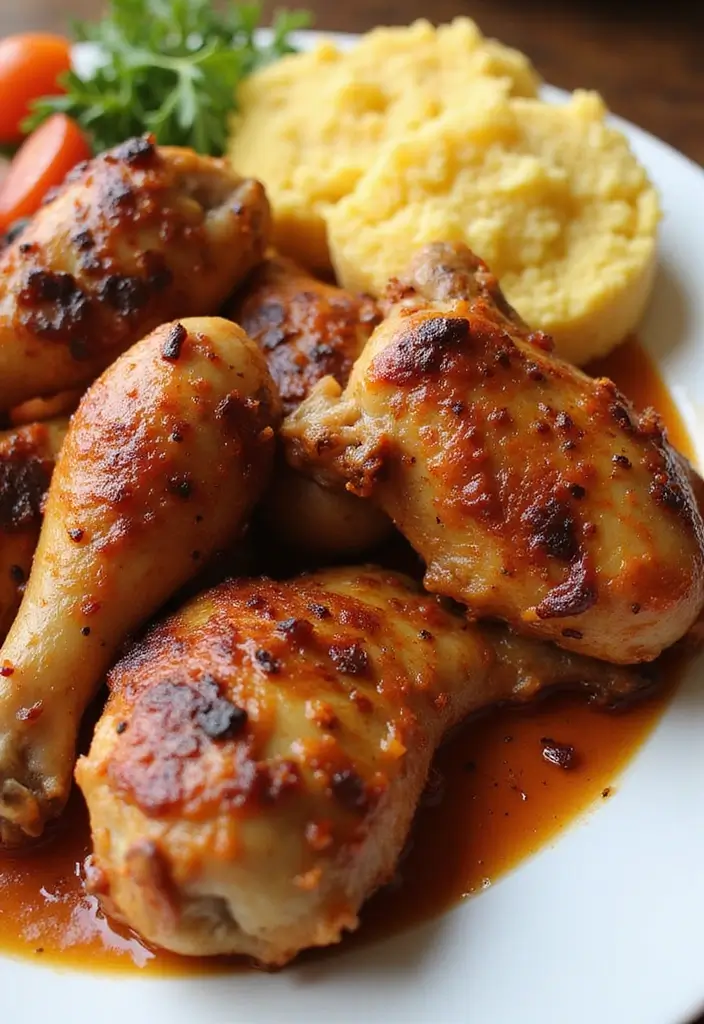 30 Chicken Leg Quarters Crock Pot Recipes That Fall Off the Bone 13 30 Chicken Leg Quarters Crock Pot Recipes That Fall Off the Bone - 12. Cajun-Spiced Chicken Leg Quarters