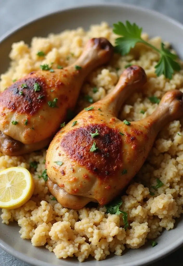 30 Chicken Leg Quarters Crock Pot Recipes That Fall Off the Bone 17 30 Chicken Leg Quarters Crock Pot Recipes That Fall Off the Bone - 16. Moroccan-Spiced Chicken Leg Quarters