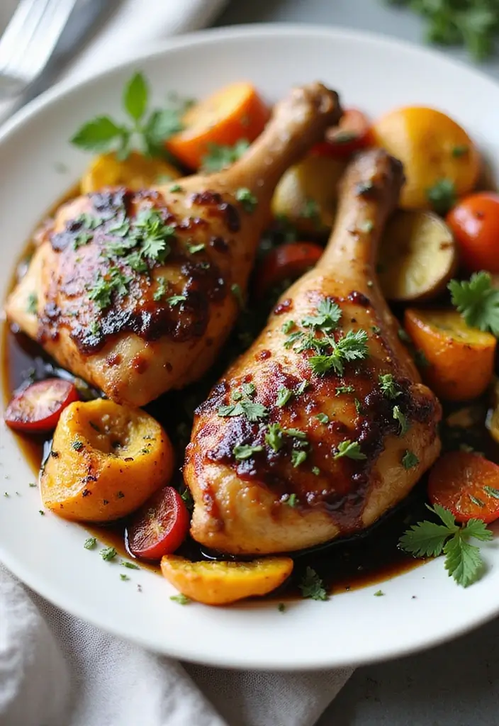 30 Chicken Leg Quarters Crock Pot Recipes That Fall Off the Bone 19 30 Chicken Leg Quarters Crock Pot Recipes That Fall Off the Bone - 18. Balsamic Glazed Chicken Leg Quarters