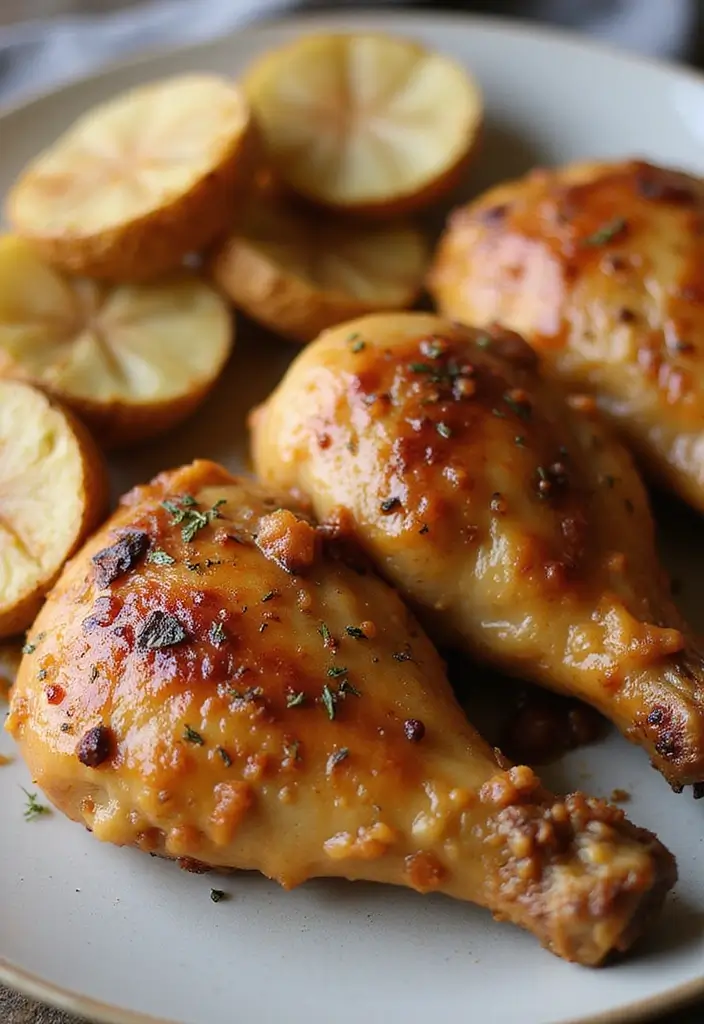 30 Chicken Leg Quarters Crock Pot Recipes That Fall Off the Bone 28 30 Chicken Leg Quarters Crock Pot Recipes That Fall Off the Bone - 27. Maple Dijon Chicken Leg Quarters