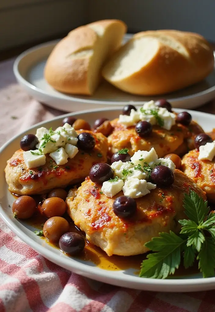 30 Chicken Leg Quarters Crock Pot Recipes That Fall Off the Bone 10 30 Chicken Leg Quarters Crock Pot Recipes That Fall Off the Bone - 9. Mediterranean Chicken Leg Quarters