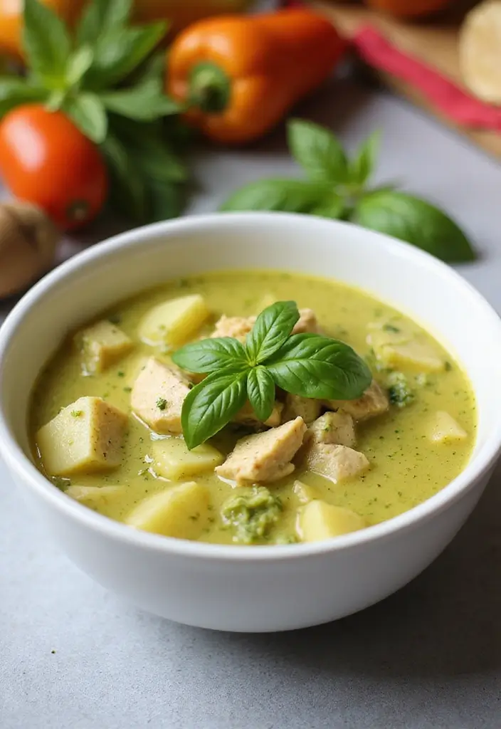 30 Chicken Potato Soup Crockpot Recipes That Are Cozy & Creamy 14 30 Chicken Potato Soup Crockpot Recipes That Are Cozy & Creamy - 13. Pesto Chicken Potato Soup