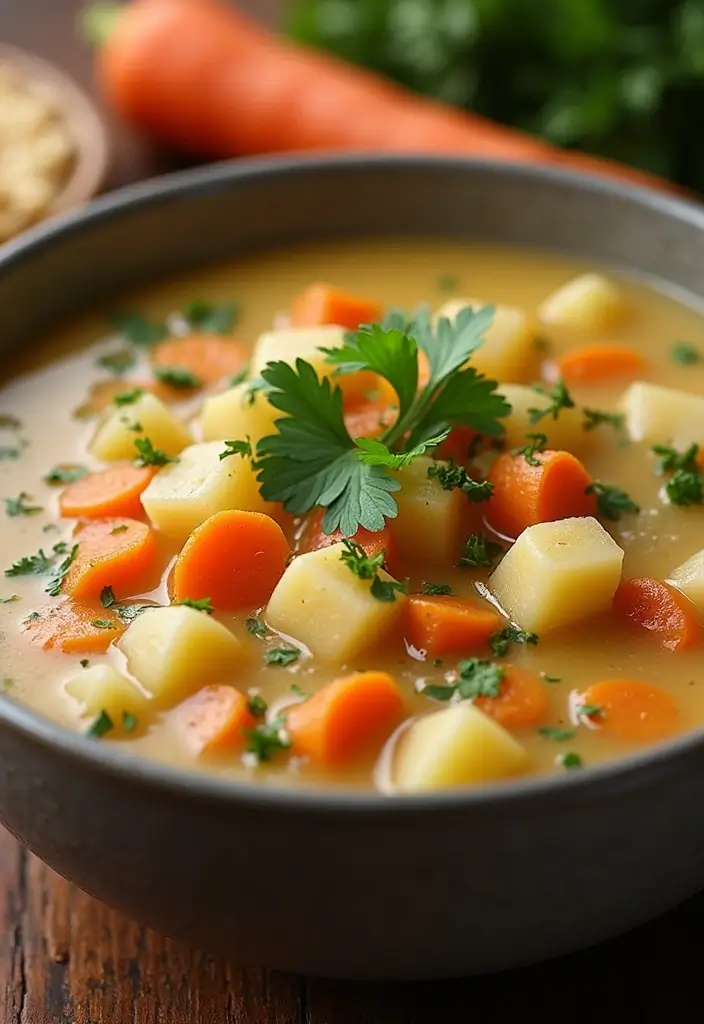 30 Chicken Potato Soup Crockpot Recipes That Are Cozy & Creamy 26 30 Chicken Potato Soup Crockpot Recipes That Are Cozy & Creamy - 25. Chicken Potato Soup with Carrots