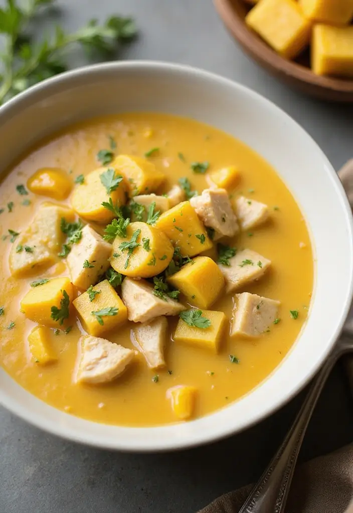 30 Chicken Potato Soup Crockpot Recipes That Are Cozy & Creamy 27 30 Chicken Potato Soup Crockpot Recipes That Are Cozy & Creamy - 26. Chicken Potato Soup with Corn