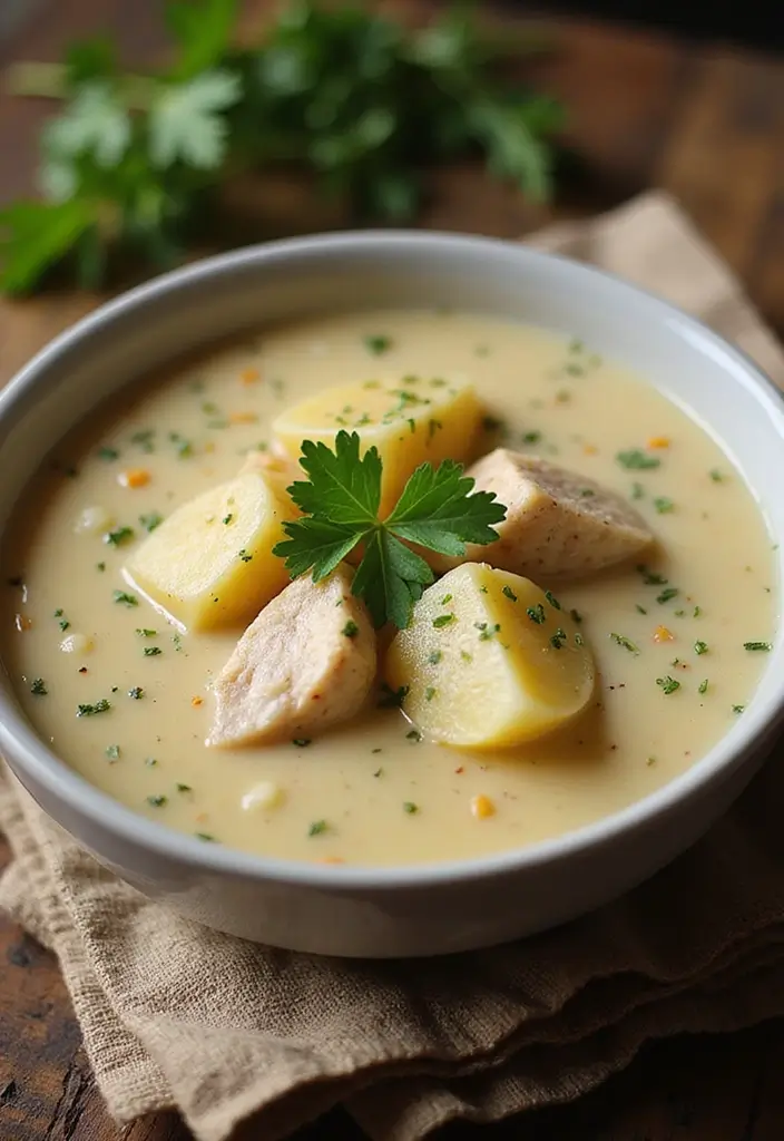 30 Chicken Potato Soup Crockpot Recipes That Are Cozy & Creamy 31 30 Chicken Potato Soup Crockpot Recipes That Are Cozy & Creamy - 30. Chicken Potato Soup with Herbs
