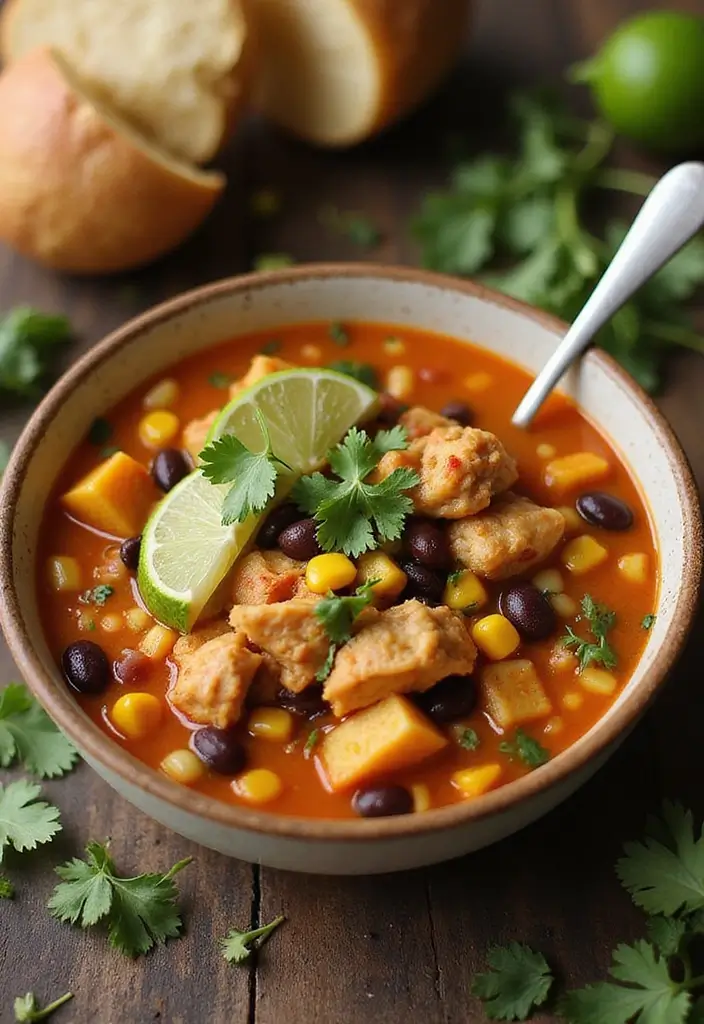 30 Chicken Potato Soup Crockpot Recipes That Are Cozy & Creamy 5 30 Chicken Potato Soup Crockpot Recipes That Are Cozy & Creamy - 4. Southwest Chicken Potato Soup