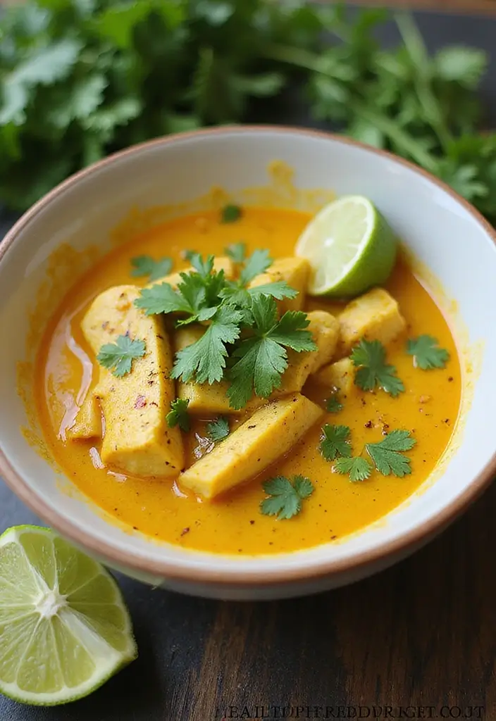 30 Chicken Potato Soup Crockpot Recipes That Are Cozy & Creamy 9 30 Chicken Potato Soup Crockpot Recipes That Are Cozy & Creamy - 8. Coconut Curry Chicken Potato Soup