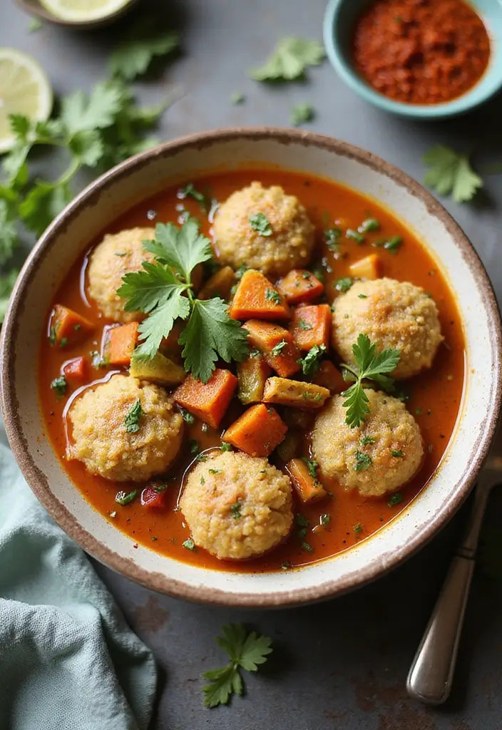 30 Chicken Stew with Dumplings Recipes That Are Old-Fashioned Delicious - 24. Southwest Chicken Stew with Quinoa Dumplings