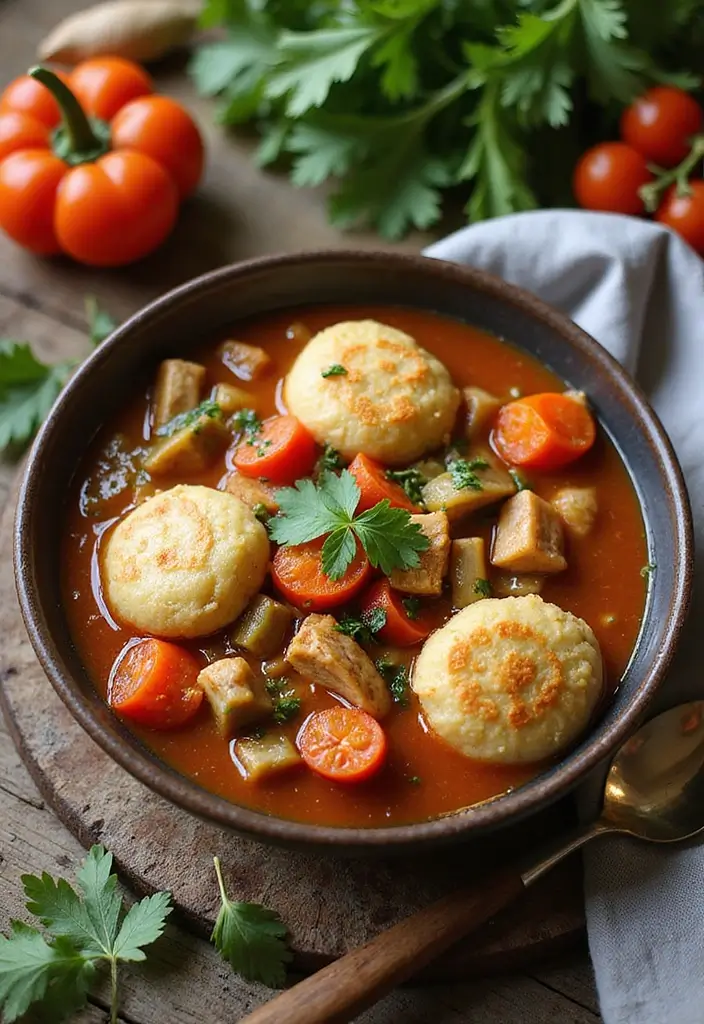 30 Chicken Stew with Dumplings Recipes That Are Old-Fashioned Delicious - 3. Hearty Chicken and Vegetable Stew with Whole Wheat Dumplings