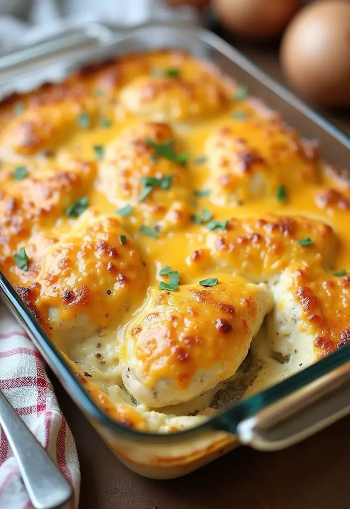 30 Garlic Chicken and Rice Recipes That Are Flavor-Packed Comfort 3 30 Garlic Chicken and Rice Recipes That Are Flavor-Packed Comfort - 2. Creamy Garlic Chicken and Rice Casserole