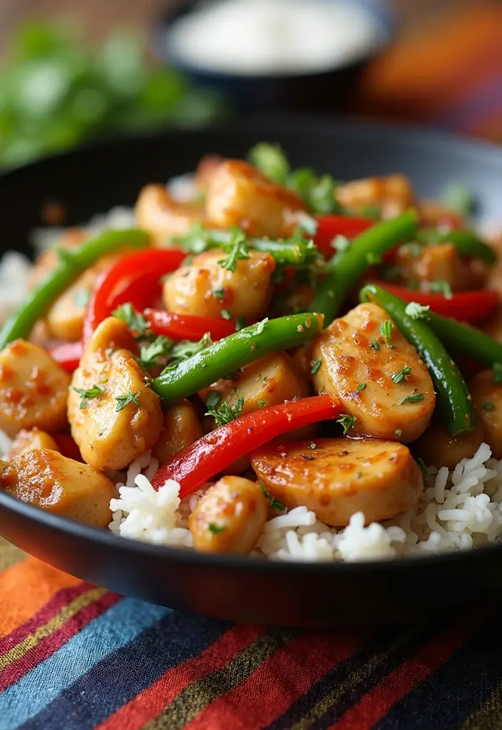 30 Garlic Chicken and Rice Recipes That Are Flavor-Packed Comfort 9 30 Garlic Chicken and Rice Recipes That Are Flavor-Packed Comfort - 8. Garlic Chicken Stir-Fry with Rice