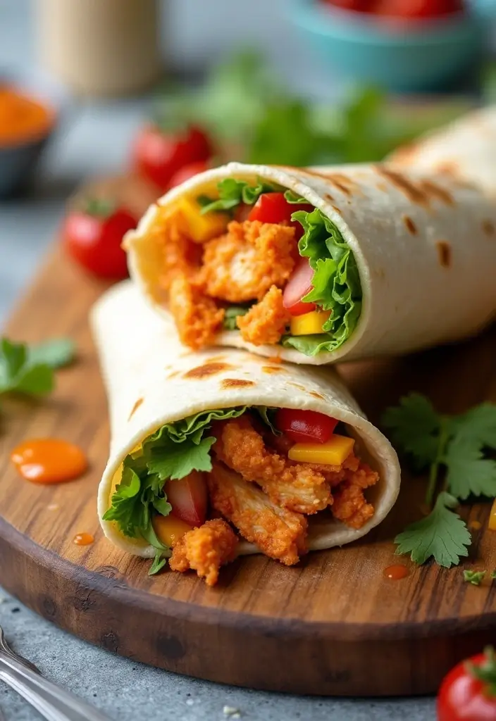 30 Healthy Buffalo Chicken Recipes That Are Clean & Delicious 2 30 Healthy Buffalo Chicken Recipes That Are Clean & Delicious - 1. Healthy Buffalo Chicken Wraps