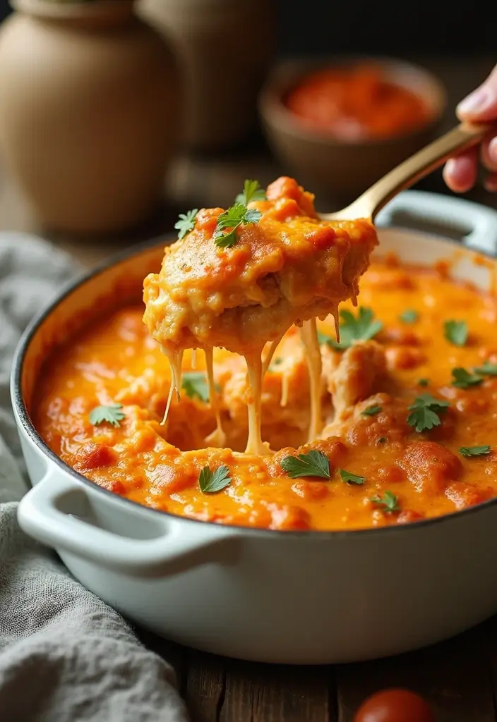 30 Healthy Buffalo Chicken Recipes That Are Clean & Delicious 12 30 Healthy Buffalo Chicken Recipes That Are Clean & Delicious - 11. Healthy Buffalo Chicken Casserole