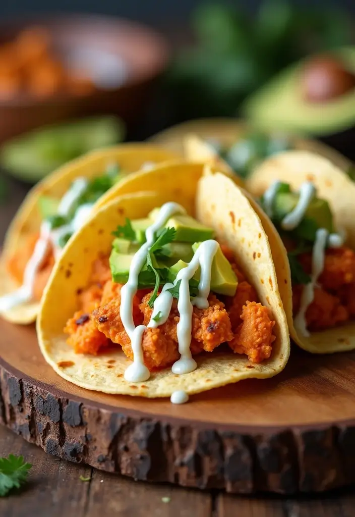 30 Healthy Buffalo Chicken Recipes That Are Clean & Delicious 13 30 Healthy Buffalo Chicken Recipes That Are Clean & Delicious - 12. Buffalo Chicken Tacos
