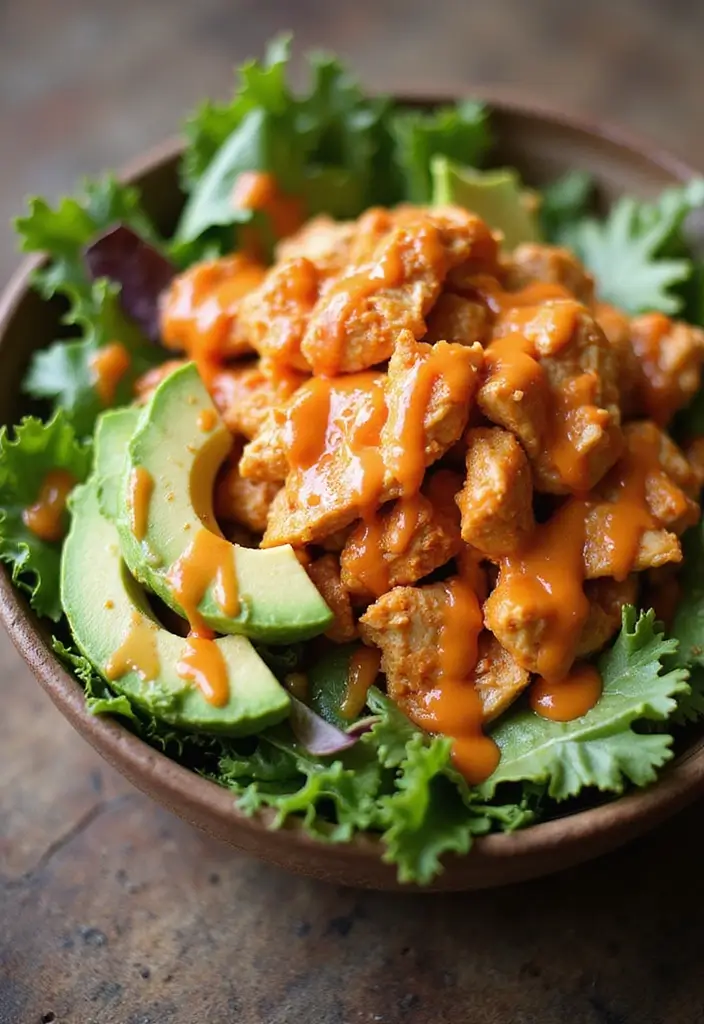 30 Healthy Buffalo Chicken Recipes That Are Clean & Delicious 3 30 Healthy Buffalo Chicken Recipes That Are Clean & Delicious - 2. Spicy Buffalo Chicken Salad