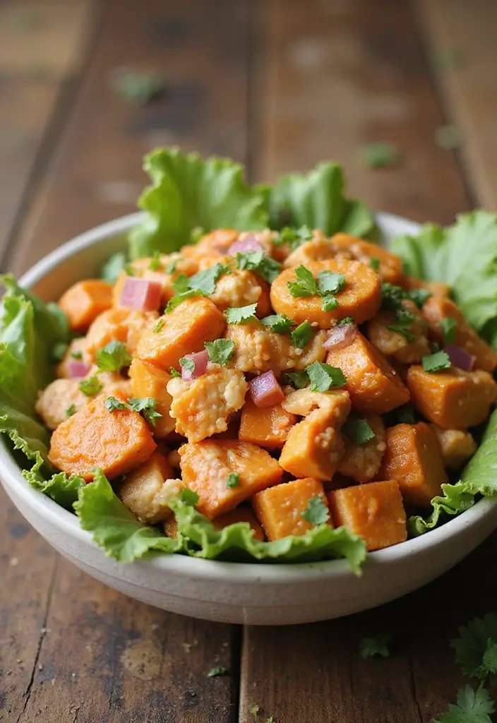30 Healthy Buffalo Chicken Recipes That Are Clean & Delicious 29 30 Healthy Buffalo Chicken Recipes That Are Clean & Delicious - 28. Buffalo Chicken Chopped Salad