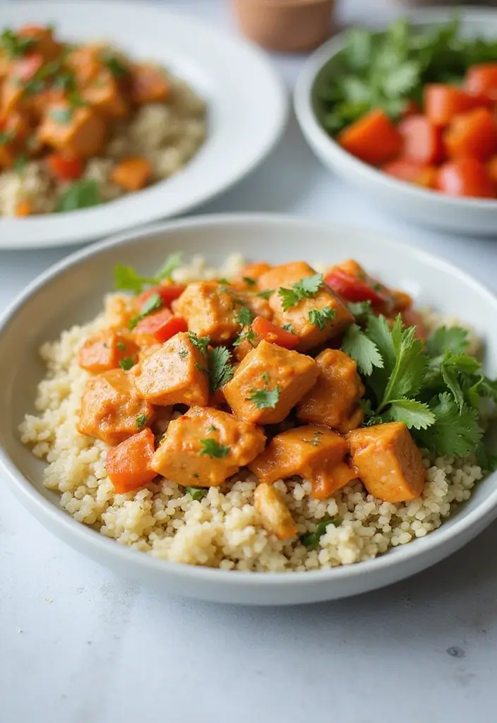 30 Healthy Buffalo Chicken Recipes That Are Clean & Delicious 30 30 Healthy Buffalo Chicken Recipes That Are Clean & Delicious - 29. Buffalo Chicken Stuffed Couscous