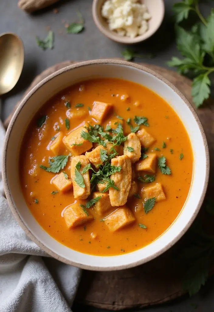 30 Healthy Buffalo Chicken Recipes That Are Clean & Delicious 4 30 Healthy Buffalo Chicken Recipes That Are Clean & Delicious - 3. Low-Calorie Buffalo Chicken Soup