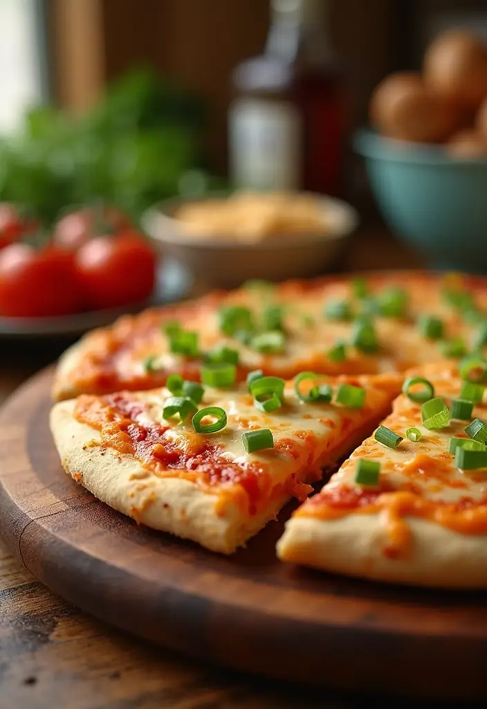 30 Healthy Buffalo Chicken Recipes That Are Clean & Delicious 5 30 Healthy Buffalo Chicken Recipes That Are Clean & Delicious - 4. Healthy Buffalo Chicken Pizza