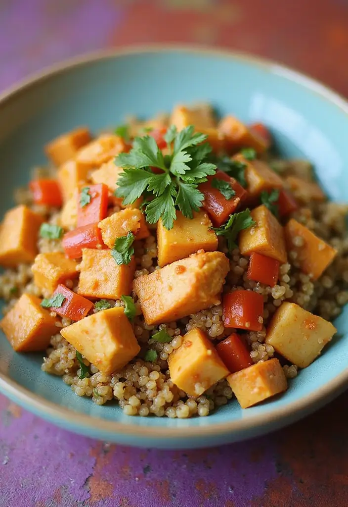 30 Healthy Buffalo Chicken Recipes That Are Clean & Delicious 6 30 Healthy Buffalo Chicken Recipes That Are Clean & Delicious - 5. Buffalo Chicken Quinoa Bowls