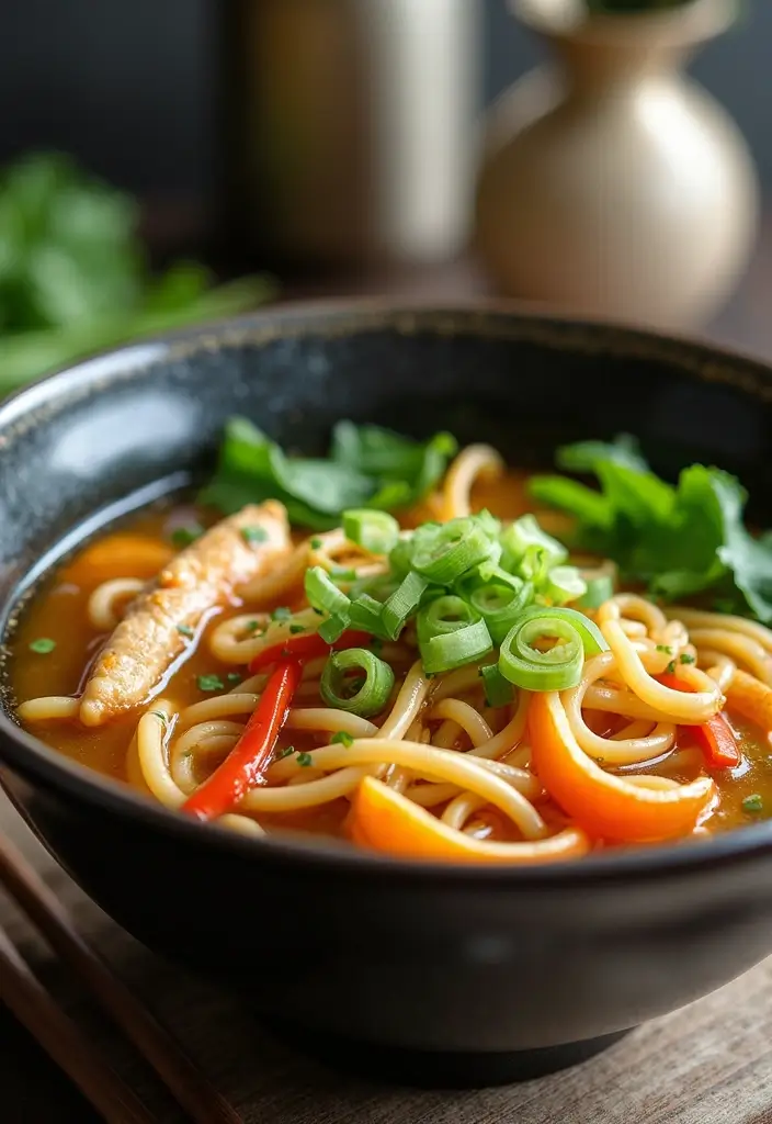 30 Homestyle Chicken Noodle Soup Recipes That Feel Like Grandma’s - 21. Asian-Inspired Chicken Noodle Soup