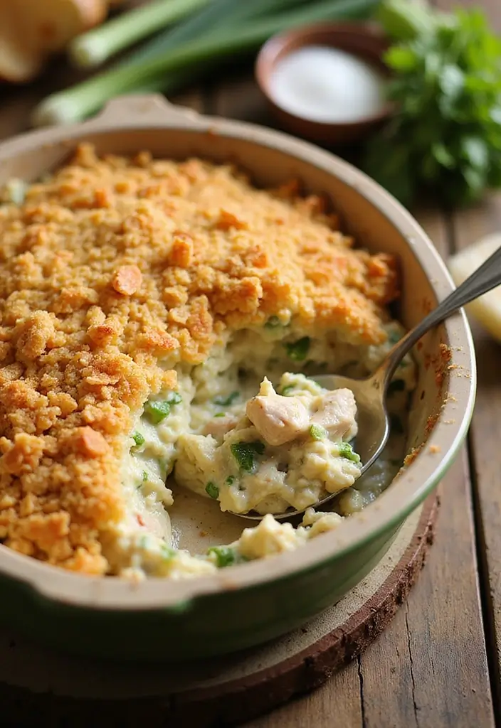 30 Hot Chicken Salad Casserole Recipes That Feel Retro & Delicious - 1. Classic Chicken Salad Casserole