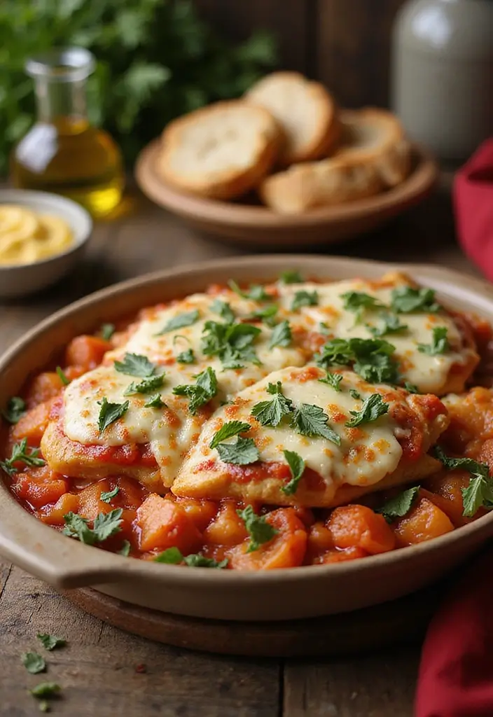 30 Hot Chicken Salad Casserole Recipes That Feel Retro & Delicious - 11. Italian Chicken Salad Casserole