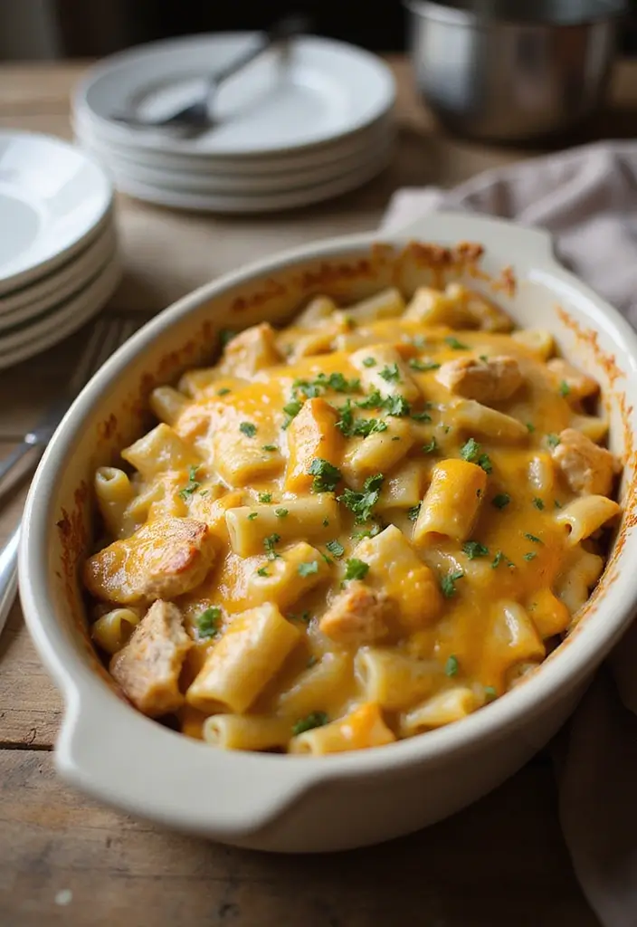 30 Hot Chicken Salad Casserole Recipes That Feel Retro & Delicious - 15. Chicken Tetrazzini Casserole