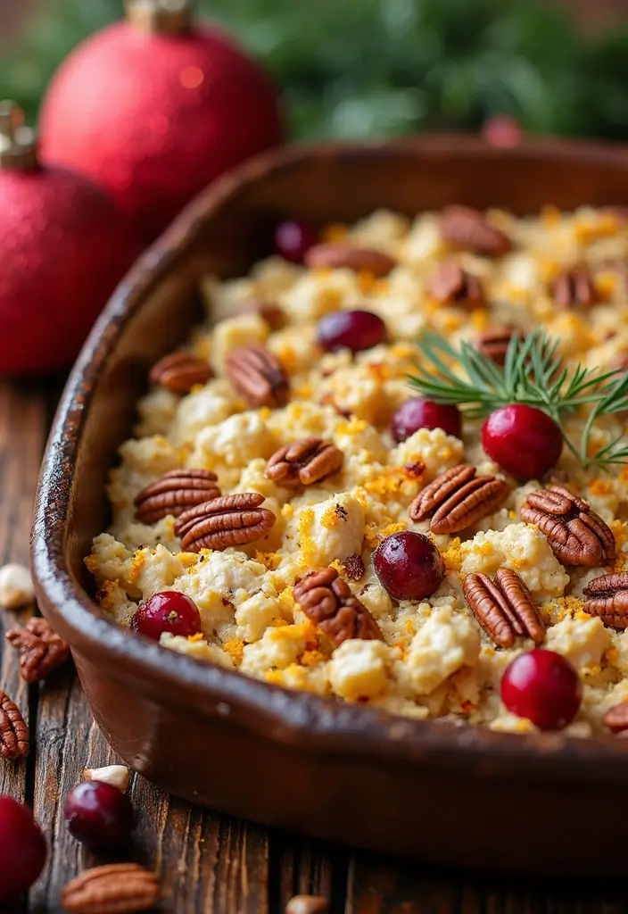 30 Hot Chicken Salad Casserole Recipes That Feel Retro & Delicious - 16. Chicken Salad Casserole with Cranberries and Pecans